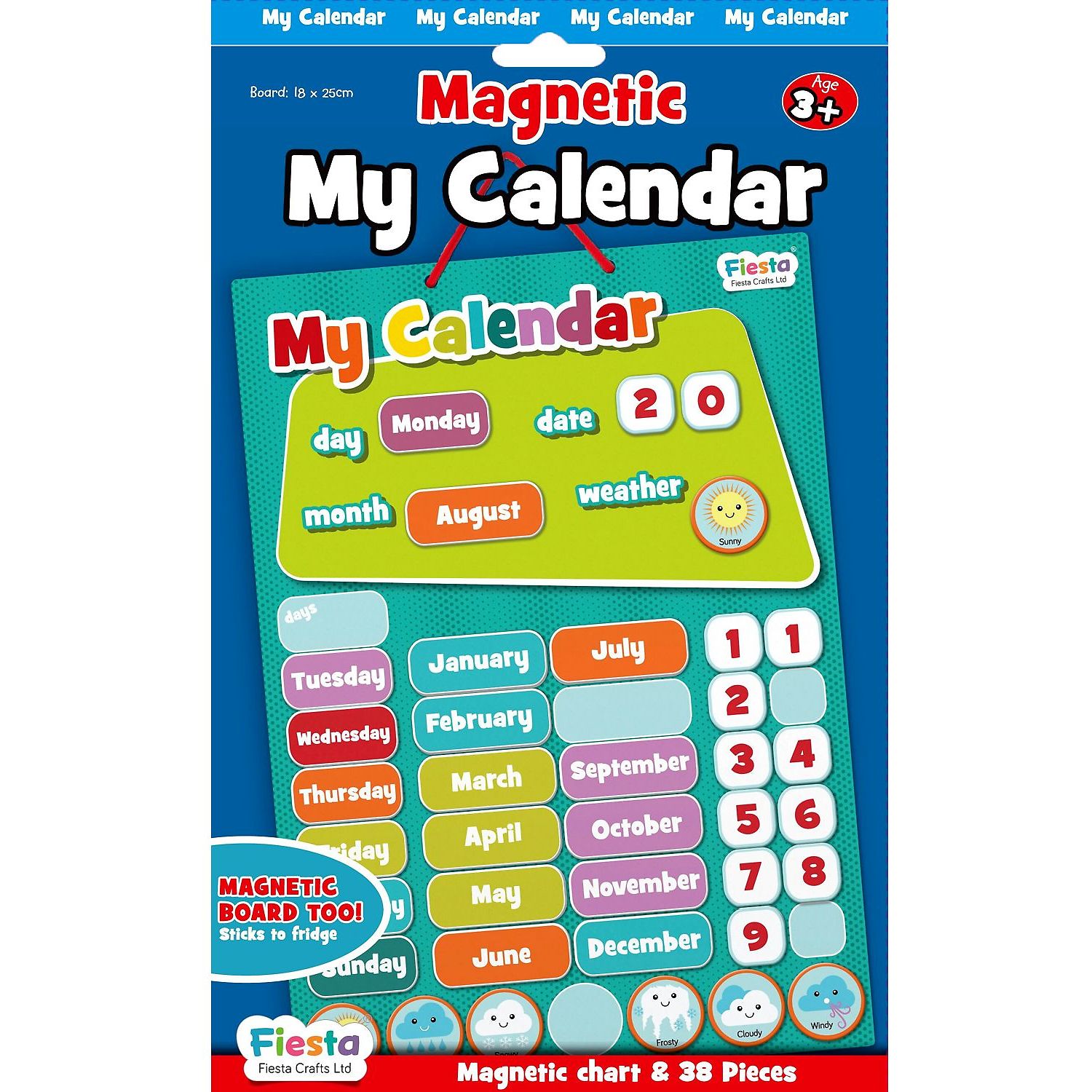 Calendarul meu magnetic, 20x26 cm Fiesta Crafts FCT-2399 B39017116