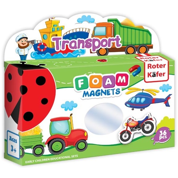 Joc educativ Lumea in Magneti - Mijloace de Transport Roter Kafer RK3030-02 B39017216
