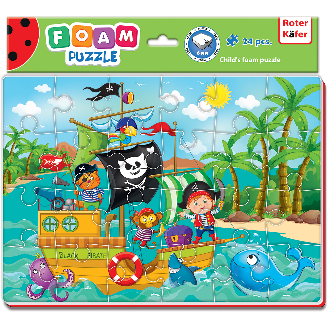 Puzzle Pirati 24 piese Roter Kafer RK1201-12 B39017228